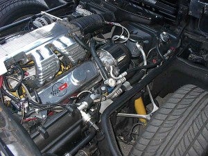 Detalle de un motor de combustión Detalle de un motor de combustión