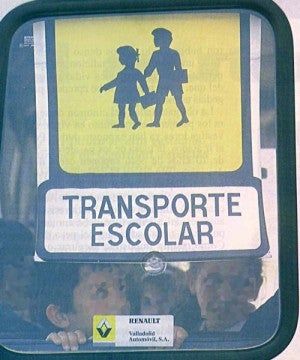 autobus señaal transporte escolar
