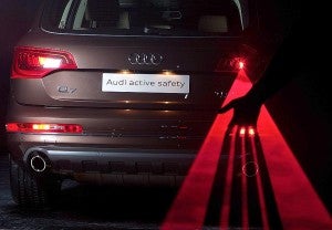 La tecnología láser hace más seguras las luces antiniebla traseras.