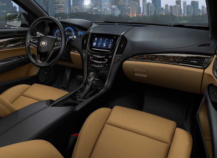 Cadillac ATS 1 900x656 Así es el interior del nuevo Cadillac ATS.