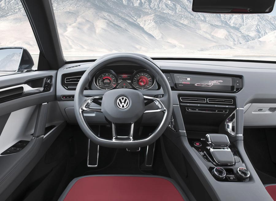 VW Cross Coupe 5 900x656 Interior del Volkswagen Cross Coupé Concept.