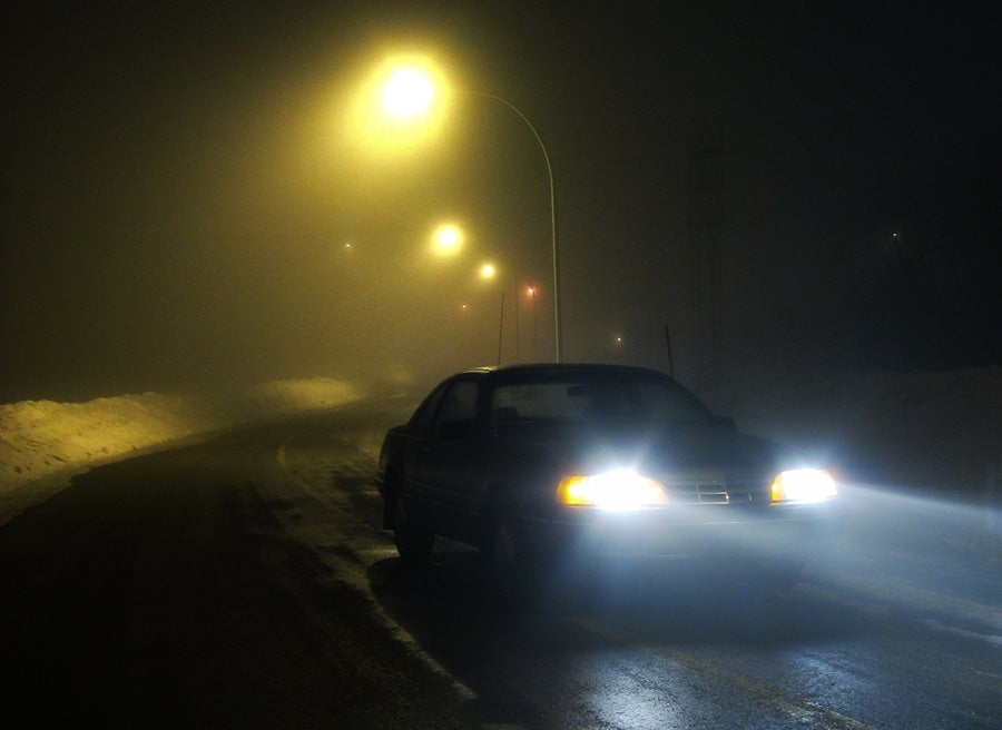 Cómo concducir con niebla.