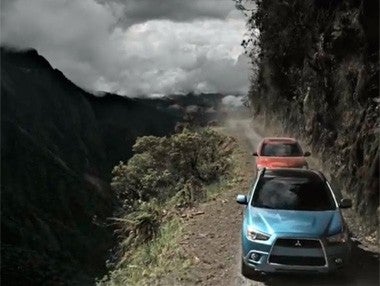 Mitsubishi Outlander: la prueba más peligrosa Mitsubishi Outlander: la prueba más peligrosa