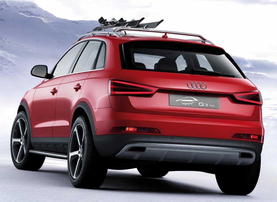 Audi Q3 Vail Concept 2 900x656 La doble salida del tubo de escape es otra de las señas de identidad de esta nueva versión del Audi Q3.