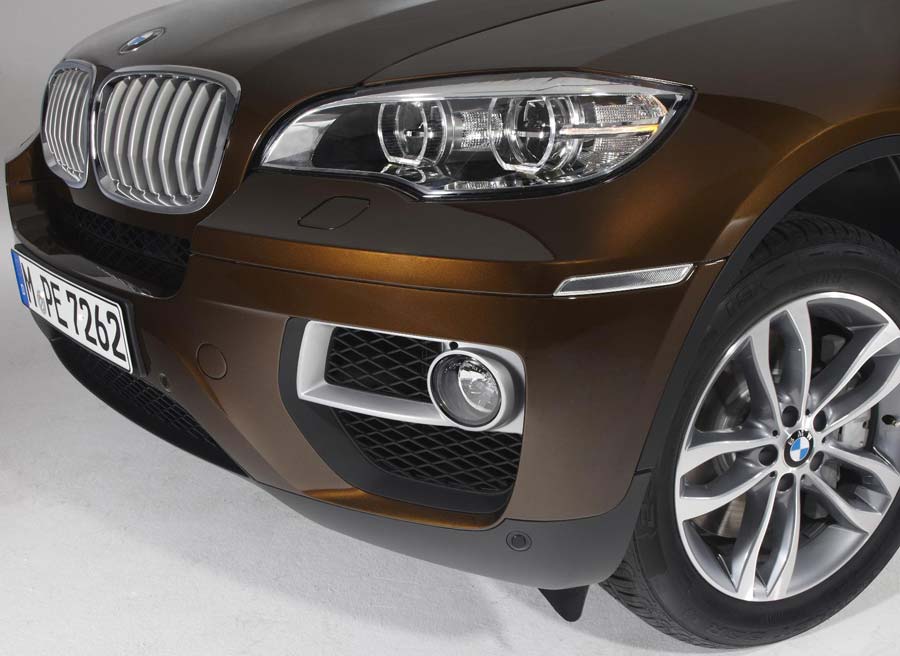 BMW X6 2012 Los faros antiniebla son una de las principales novedades estéticas del BMW X6.