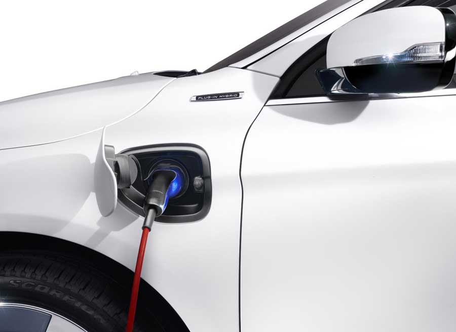 The Volvo XC60 Plug-In Hybrid is one of the first hybrids whose battery can be recharged on the grid.