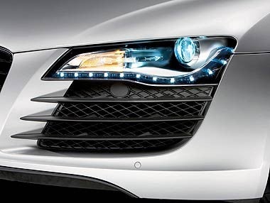 Audi R8: así son sus faros Audi R8: así son sus faros