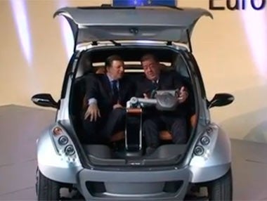 El coche eléctrico Hiriko, un proyecto ejemplar para salir de la crisis El coche eléctrico Hiriko, un proyecto ejemplar para salir de la crisis