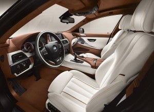 BMW Serie 6 Gran coupe interior BMW Serie 6 Gran coupe interior
