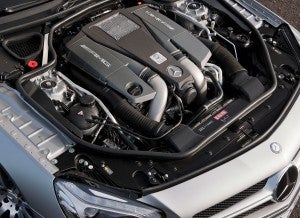 Mercedes SL 63 AMG 2012 engine Mercedes SL 63 AMG 2012 engine