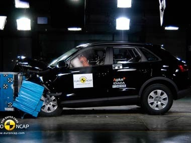 Audi Q3, Crash Test de EuroNCAP Audi Q3, Crash Test de EuroNCAP