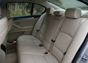 BMW Serie 5 520d, asientos traseros BMW Serie 5 520d, asientos traseros