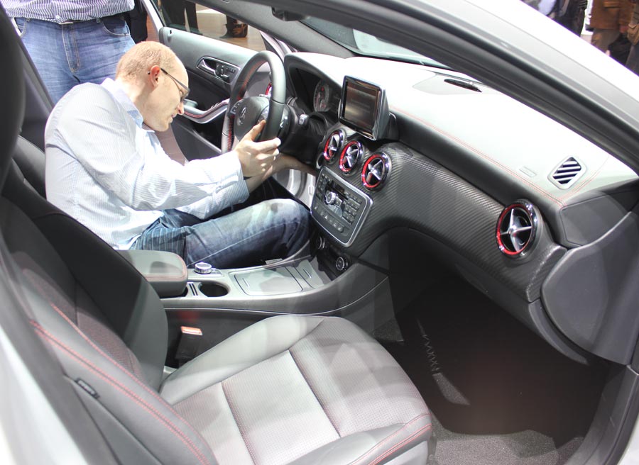 Mercedes Clase A Interior del nuevo Mercedes Clase A.