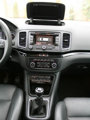 Seat Alhambra 2.0 TDI Ecomotive Style, detalle consola central Seat Alhambra 2.0 TDI Ecomotive Style, detalle consola central