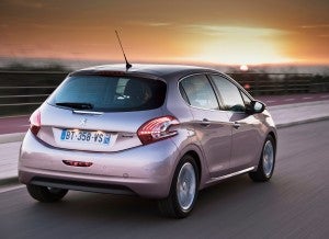 Peugeot 208, trasera Peugeot 208, trasera