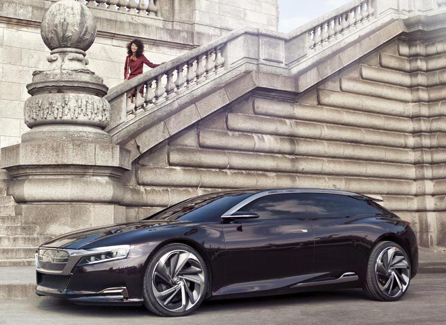 Citroen Numero 9 Las enormes llantas de 21 pulgadas son uno de los elementos que más llaman la atención del Numéro 9.