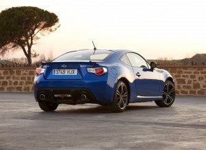 Subaru BRZ, trasera Subaru BRZ, trasera