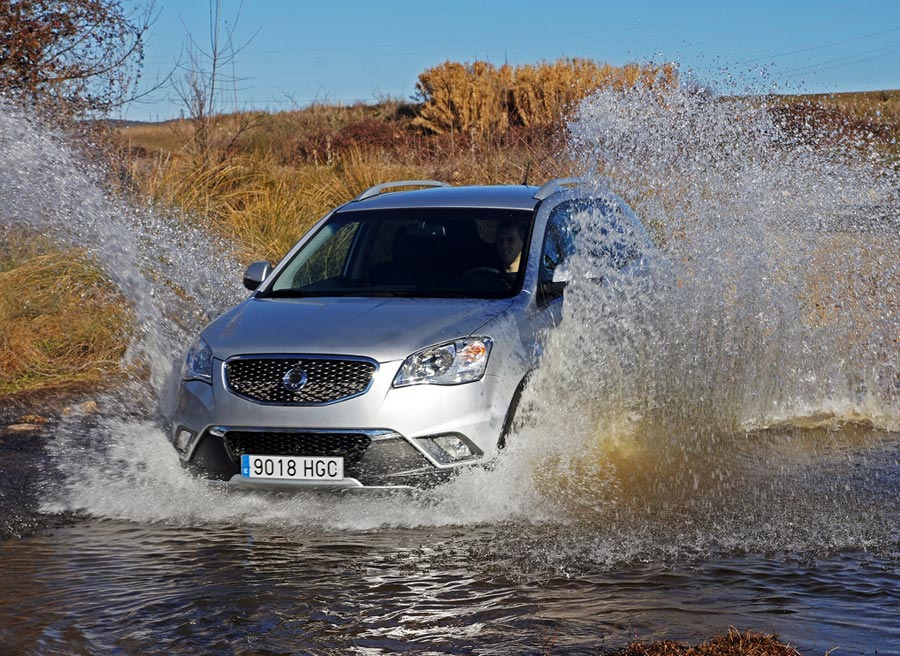 Ssangyong Korando El Korando hace gala de unas cualidades off-road destacables. Foto: Jordi Villanueva.