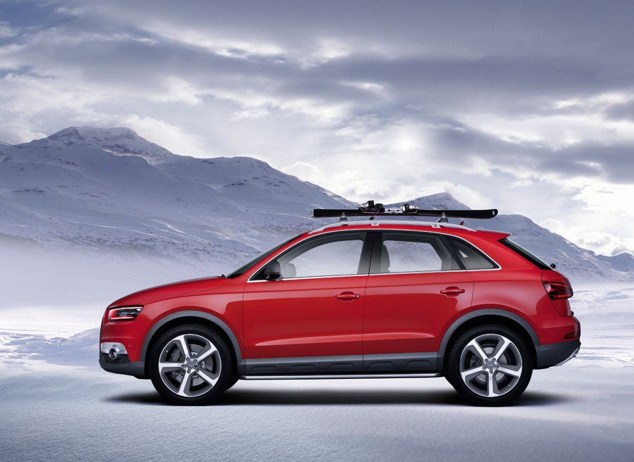 Audi Q3 red track Audi Q3 red track