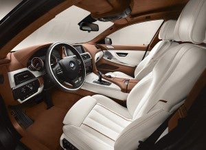 BMW Serie 6 Gran Coupé, asientos delanteros BMW Serie 6 Gran Coupé, asientos delanteros