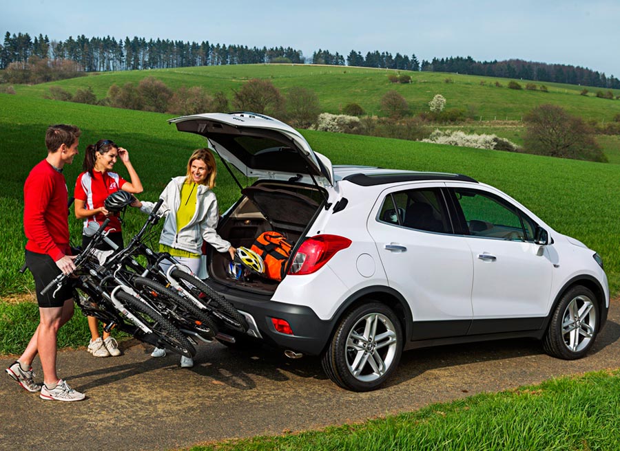 Opel Mokka FlexFix El sistema FlexFix portabicicletas apenas supone un coste extra respecto al precio total del Opel Mokka.