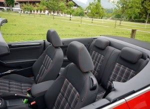 Volkswagen Golf GTI Cabrio Volkswagen Golf GTI Cabrio, tapicería retro, Rubén Fidalgo