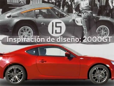 La inspiración del diseño del Toyota GT 86 en vídeo La inspiración del diseño del Toyota GT 86 en vídeo