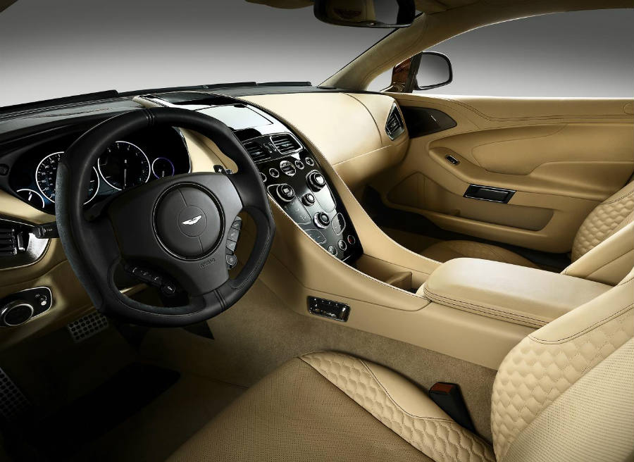 Aston Martin Vanquish La elegancia interior es uno de los pilares del Vanquish.