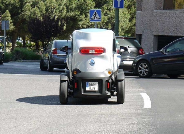 Renault Twizy, trasera Renault Twizy, trasera