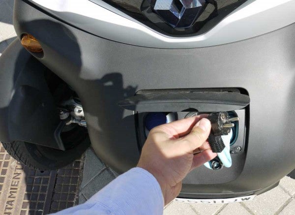 Renault Twizy, enchufe Renault Twizy, enchufe