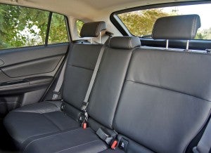 Subaru XV, asientos traseros Subaru XV, asientos traseros
