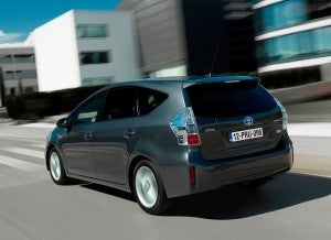 Toyota Prius +, trasera Toyota Prius +, trasera