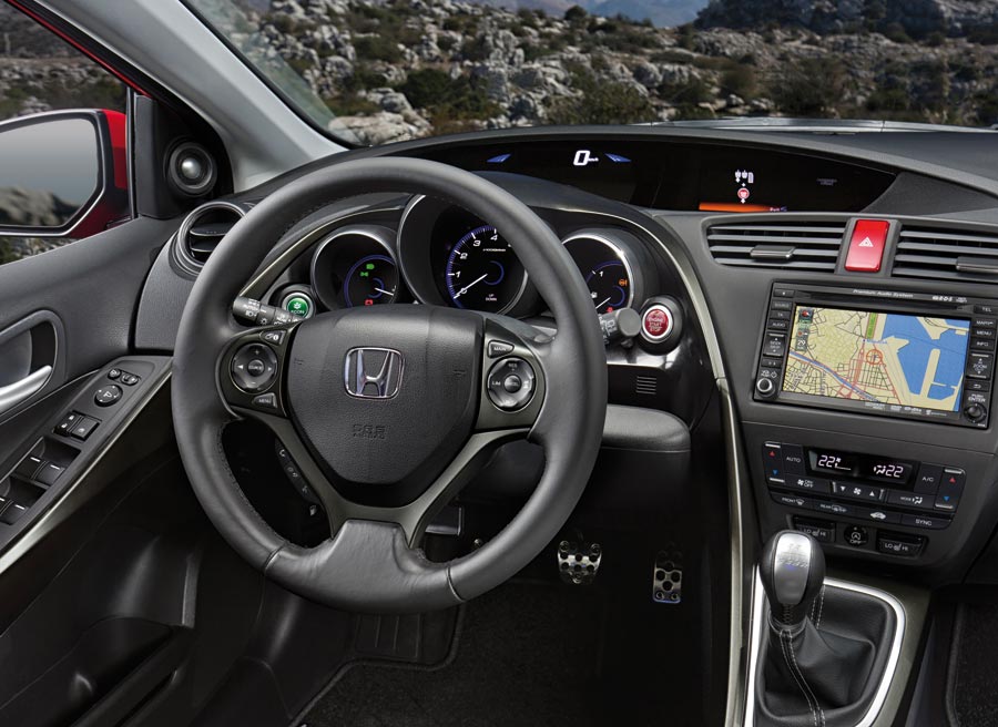 Honda Civic 2012 Interior del nuevo Honda Civic.