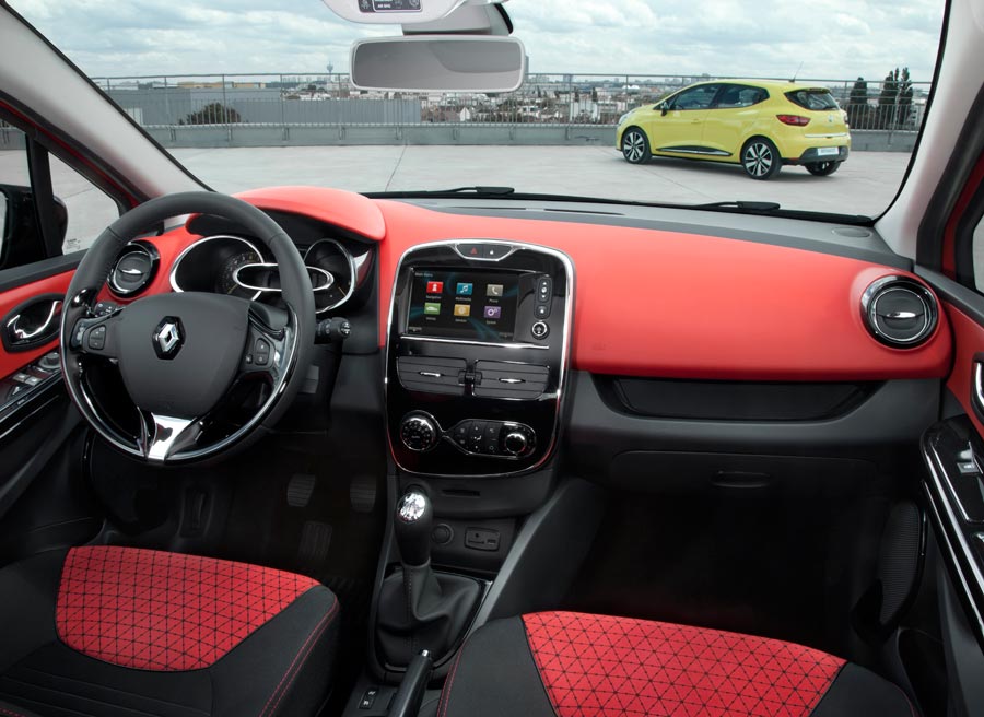 Renault Clio El interior del nuevo Clio presenta una imagen más fresca y actual.