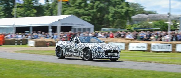 El Jaguar F-Type a prueba en el Festival de Goodwood El Jaguar F-Type a prueba en el Festival de Goodwood