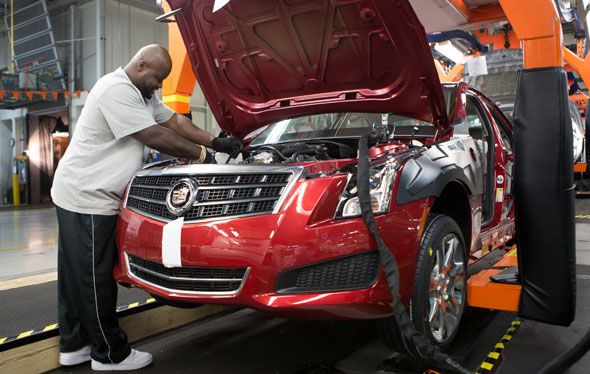 Sale de la cadena de montaje el primer Cadillac ATS Sale de la cadena de montaje el primer Cadillac ATS