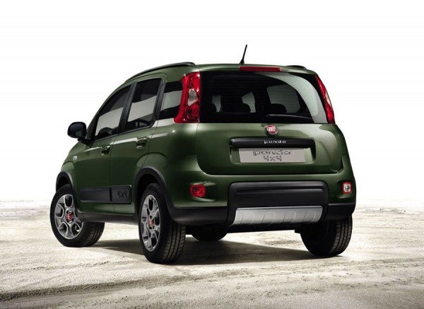 Fiat Panda 4x4 La altura al suelo de este Fiat Panda ha aumentado.