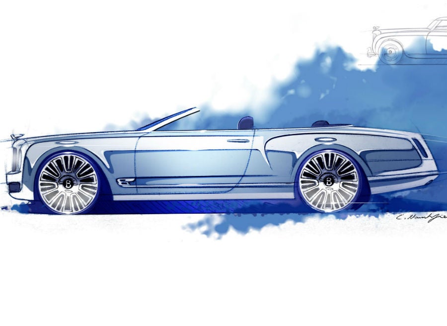 Bentley Mulsanne Bentley pretende crear el descapotable más elegante del mercado.