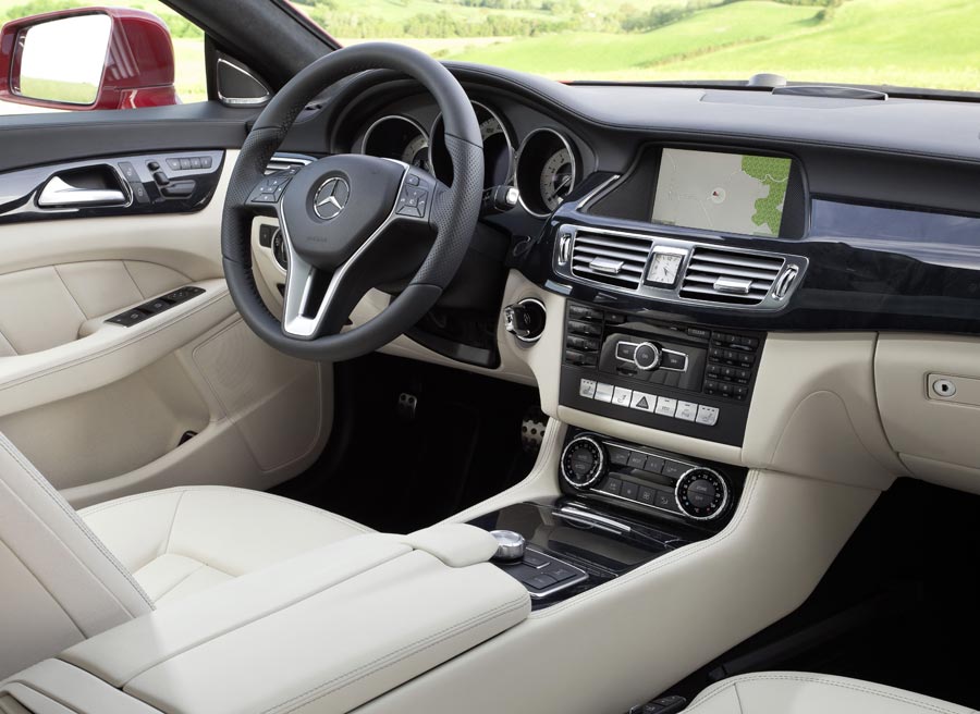 Mercedes CLS Shooting Brake Así es el elegante interior del Mercedes CLS Shooting Brake.