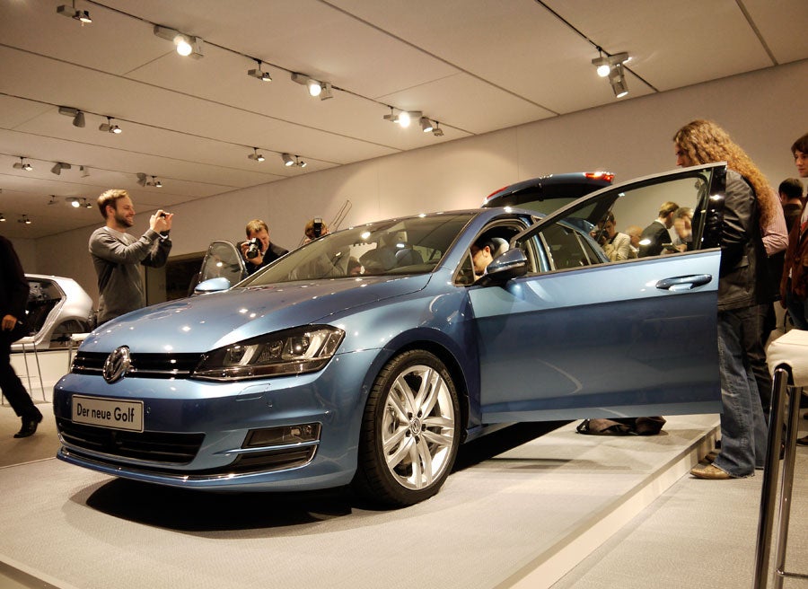 Premiere mundial VW Golf VII Premiere mundial VW Golf VII, Rubén Fidalgo, Berlín.