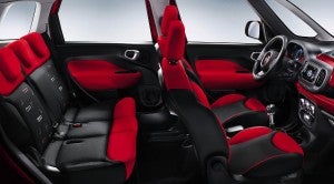 Fiat 500 L, asientos Fiat 500 L, asientos