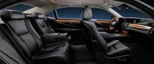 Lexus LS 600 h, asientos Lexus LS 600 h, asientos