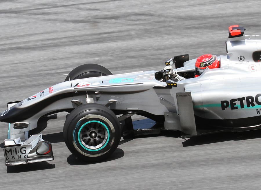 Schumacher Michael Schumacher volvió a la Fórmula 1 en 2010 con el objetivo de volver a ganar. Foto: Wikimedia commons