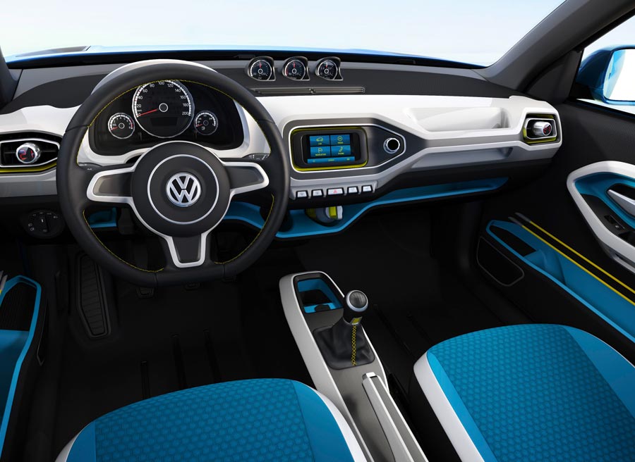 VW Taigun El interior del Taigun presentado en Brasil no debería variar mucho en la versión de serie.