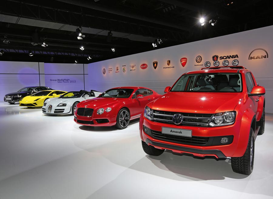 Volkswagen en el Salón de Brasil El grupo Volkswagen ha llevado lo mejor de su repertorio al Salón de Brasil.