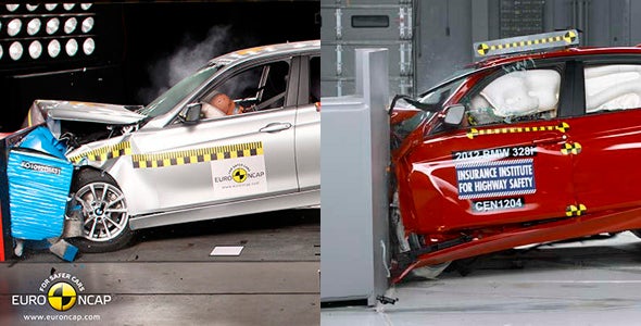 BMW Serie 3 crashtest BMW Serie 3 crashtest