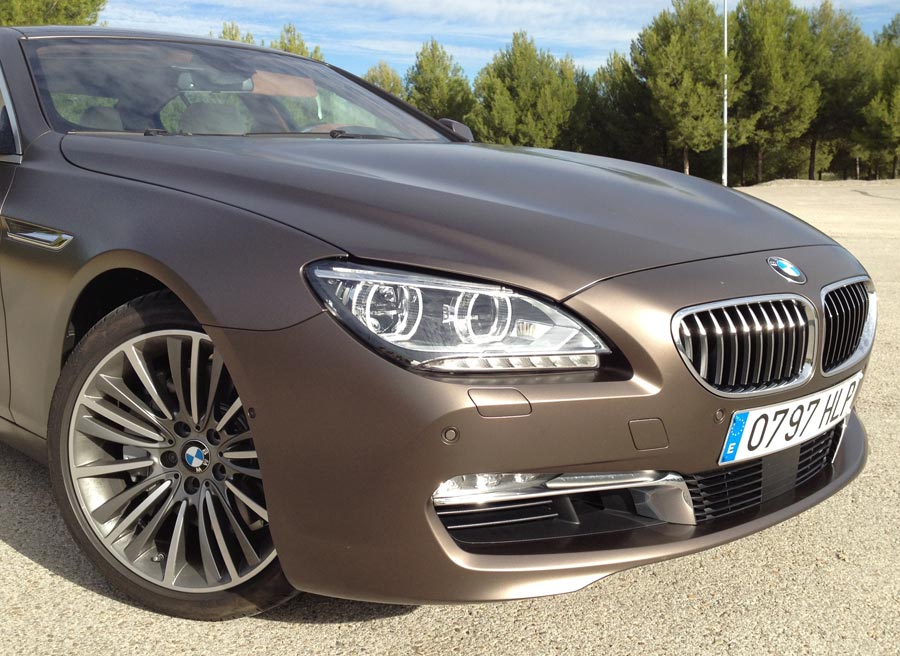 BMW Serie 6 Gran Coupe La pintura mate del BMW Serie 6 que probamos era un auténtico espectáculo.