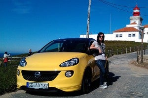 Opel Adam, en Cabo de Roca Opel Adam, en Cabo de Roca