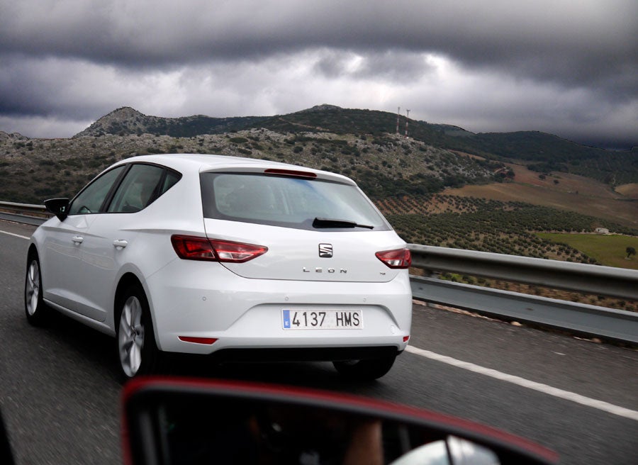 Prueba Nuevo Seat León Prueba Nuevo Seat León, Málaga, Rubén Fidalgo