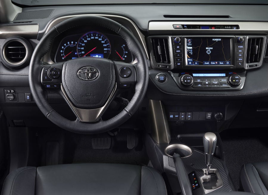 Toyota RAV4 Interior del nuevo Toyota RAV4.
